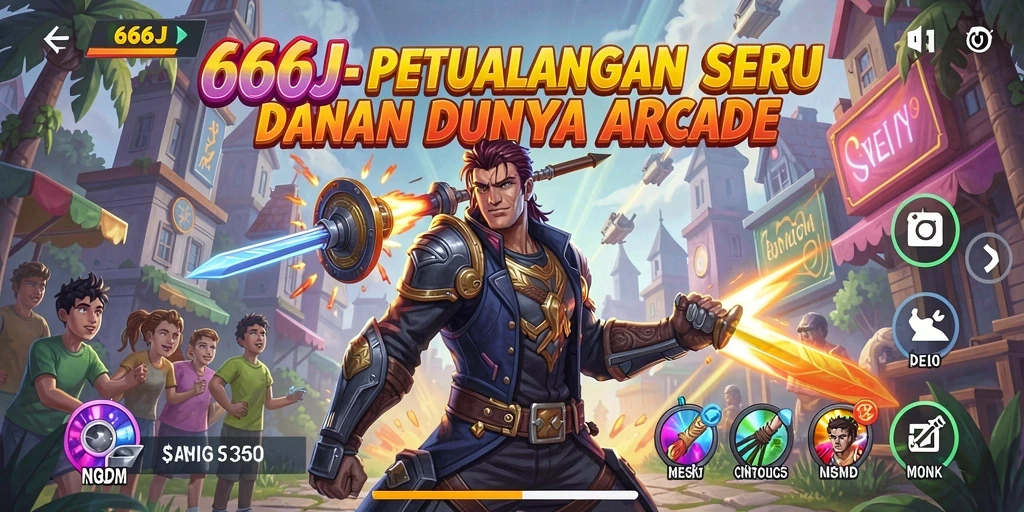 Gameplay seru dan menarik di dalam 666J menunjukkan tantangan yang harus dihadapi.