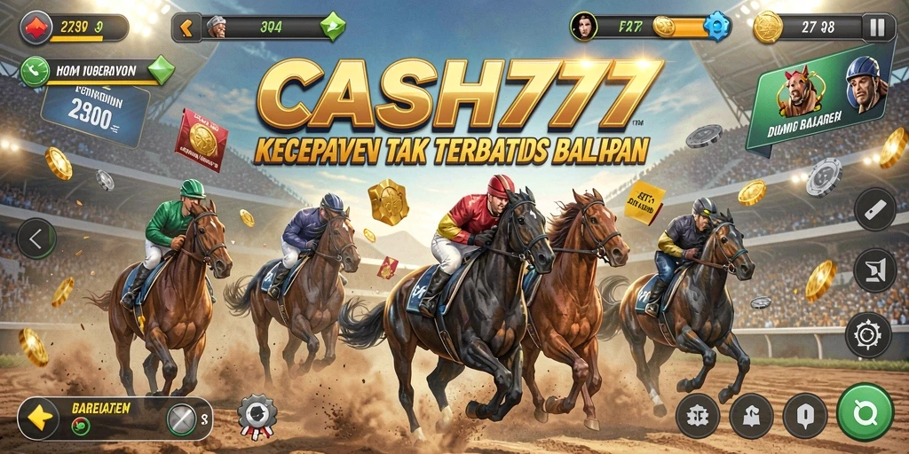 Tampilan gameplay Racing yang seru dan mendebarkan.