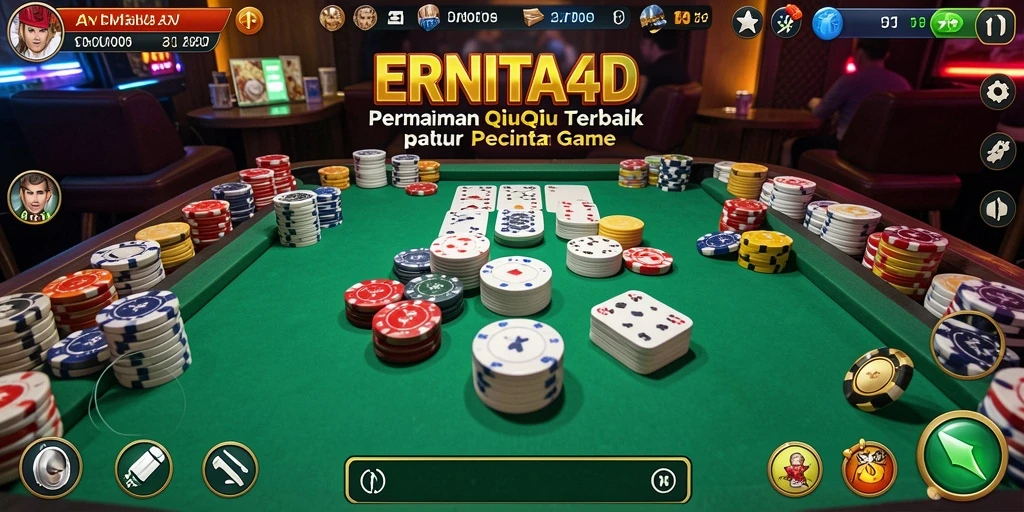 Screenshot gameplay QiuQiu yang seru dan interaktif.