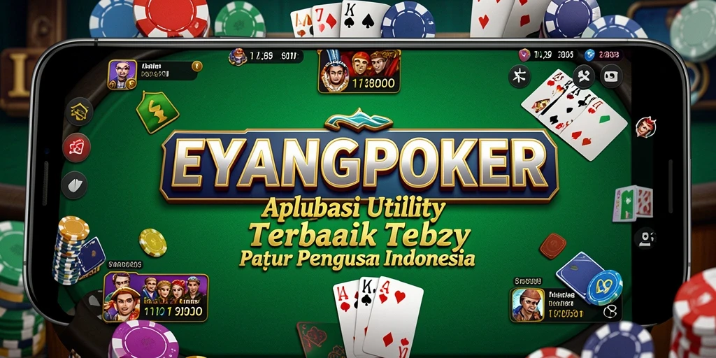 Screenshot utama EYANGPOKER dengan tampilan antarmuka aplikasi Utility.