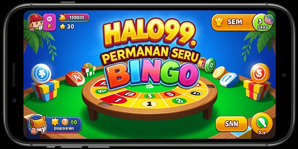 Tampilan gameplay seru dari HALO99 Bingo.