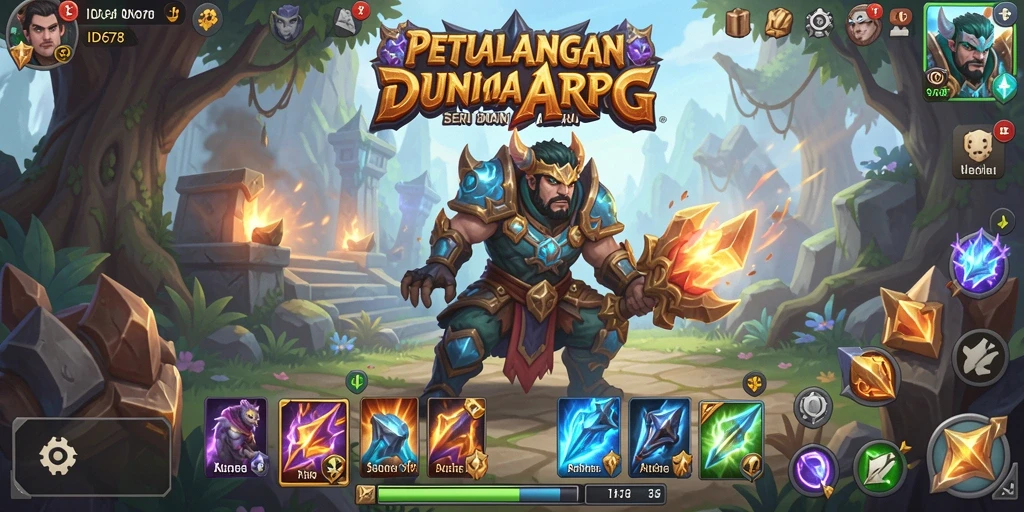 Tampilan gameplay yang epik dari ID678 dengan pertarungan seru.