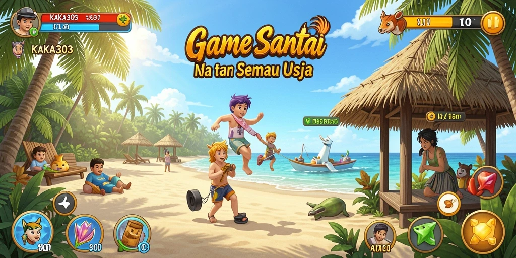 Tampilan gameplay KAKA303 yang menawan dan penuh warna.