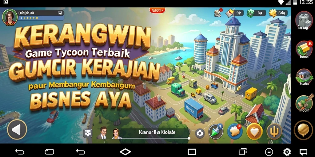 Tampilan gameplay KERANGWIN yang penuh strategi dan keseruan.
