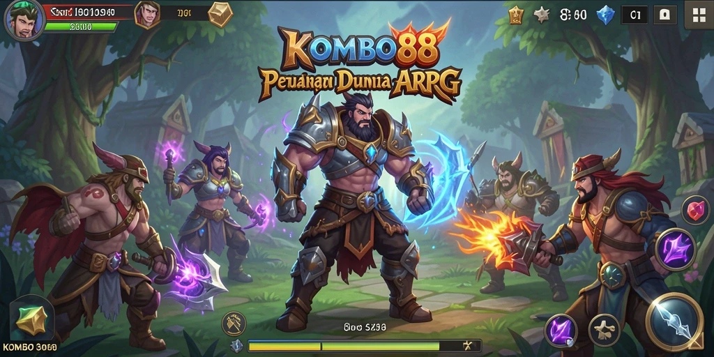 Menampilkan karakter dalam aksi seru dan menegangkan di dunia ARPG.