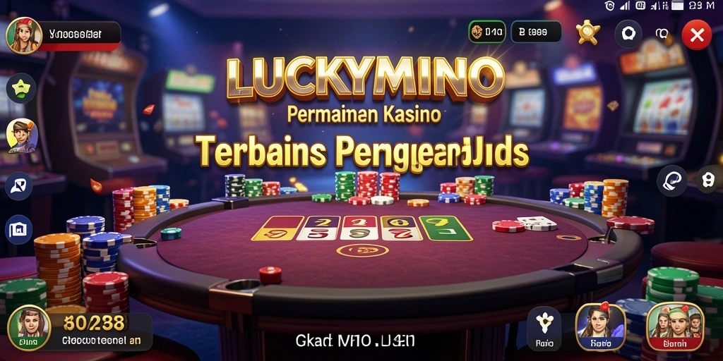 Tampilan gameplay Kasino yang menarik di LUCKYMINO.