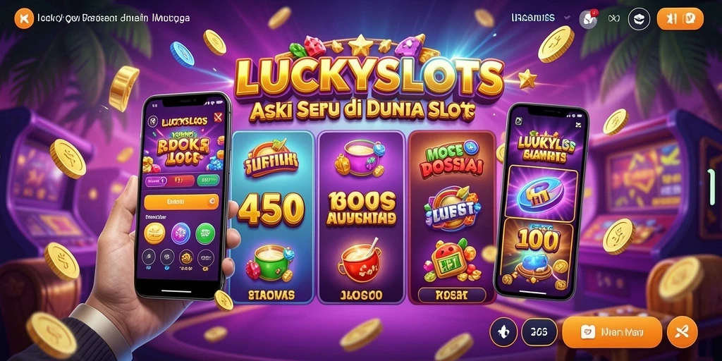 Tampilan gameplay LUCKYSLOTS yang menarik dan penuh aksi.