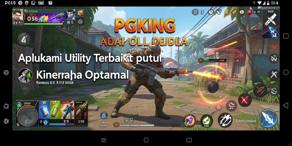 Tampilan antarmuka PGKING yang intuitif dan bersih.