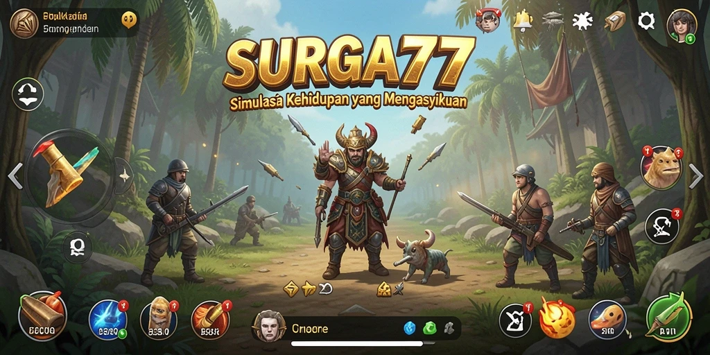 Tampilan gameplay SURGA77 yang memikat dan interaktif.