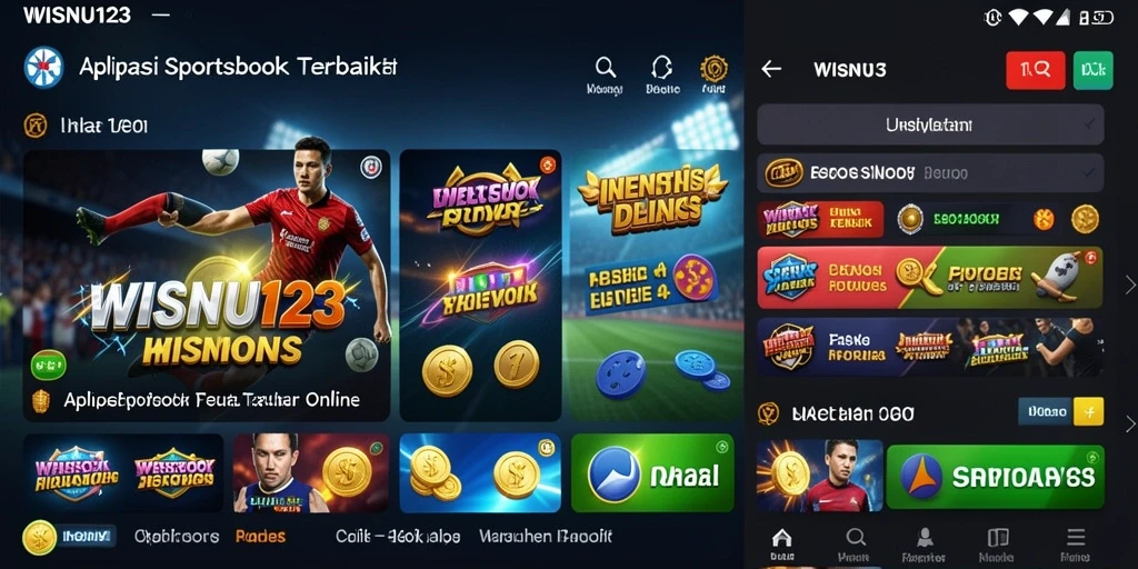 Tampilan gameplay Sportsbook WISNU123 yang interaktif dan menarik.
