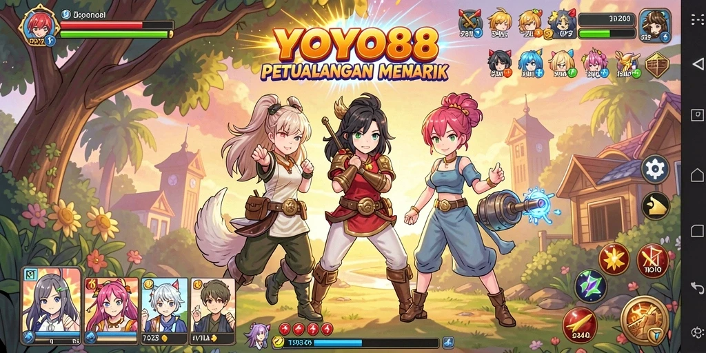 Tampilan epic dari gameplay <strong>YOYO88</strong> yang memukau.